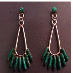 Sterling Silver Turquoise Earrings